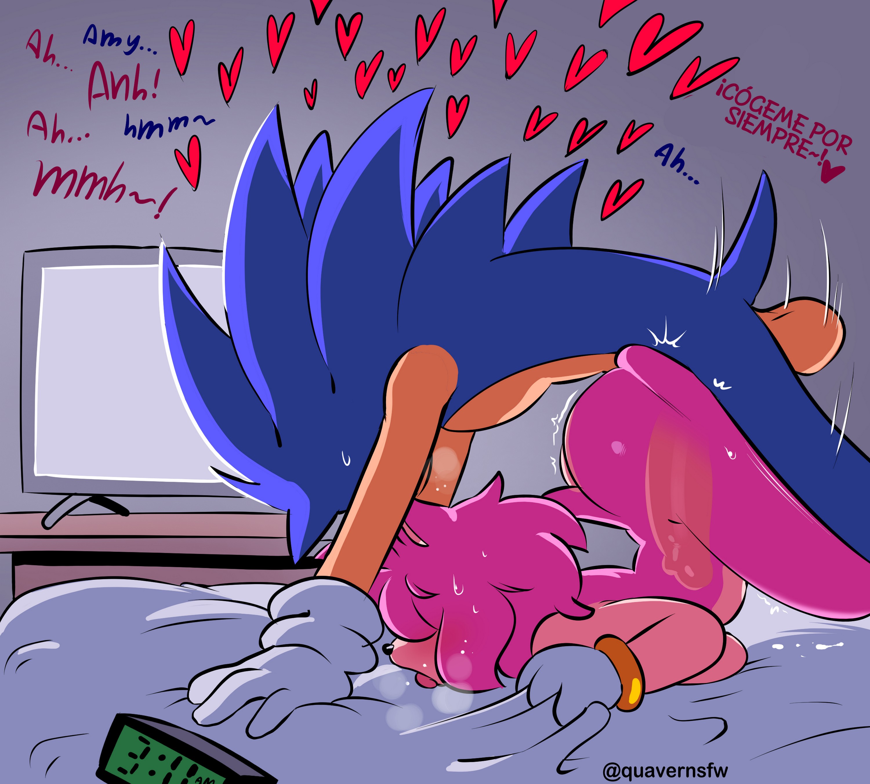 [QuaverDraws (QuaverNSFW)] Movie Night (Sonic the Hedgehog)