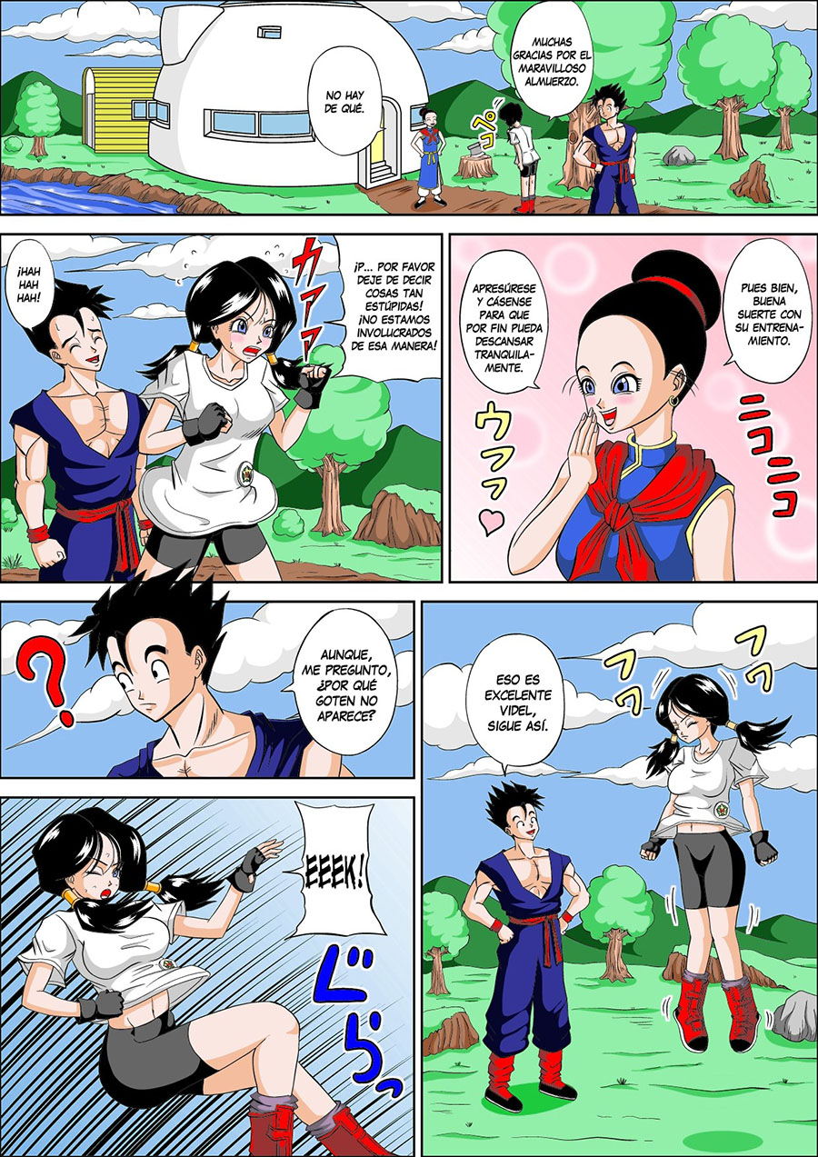[Muscleman] DRAGON FUCK! La Tentacion de VIDEL (Dragon Ball Z)