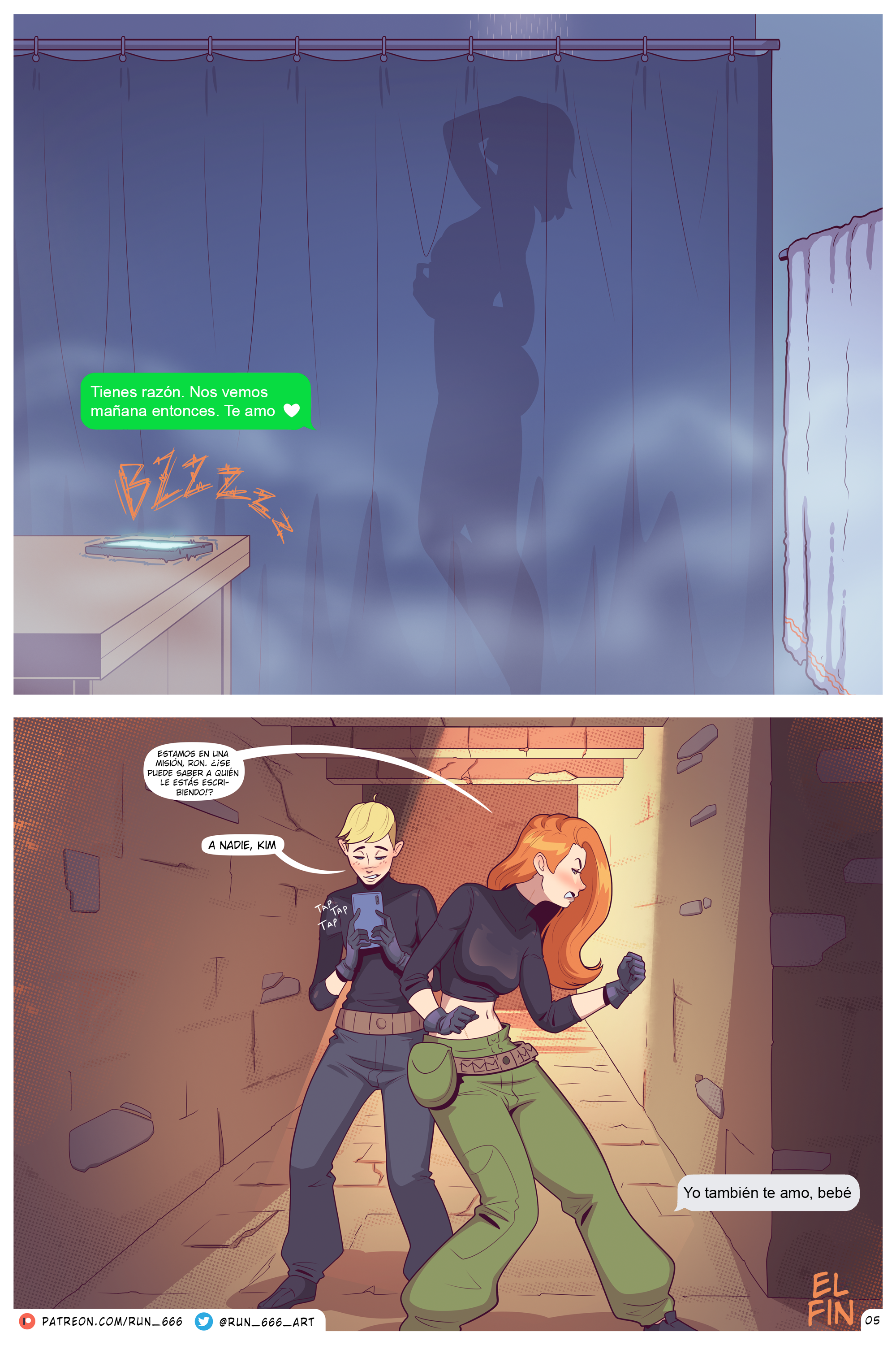 [Run 666] Ann Possible - Sexting (Kim Possible)