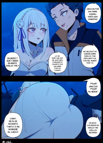 [Niui] Emilia-tan x Subaru (Re׃Zero)