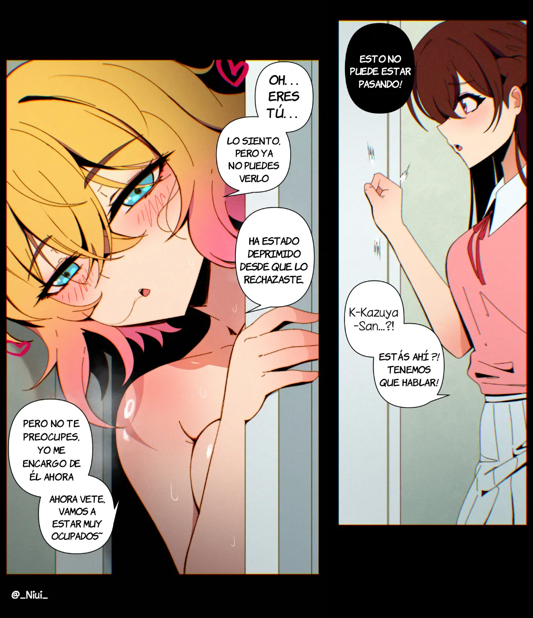 [Niui] Mami-chan consuela a Kazuya (Kanojo, Okarishimasu)