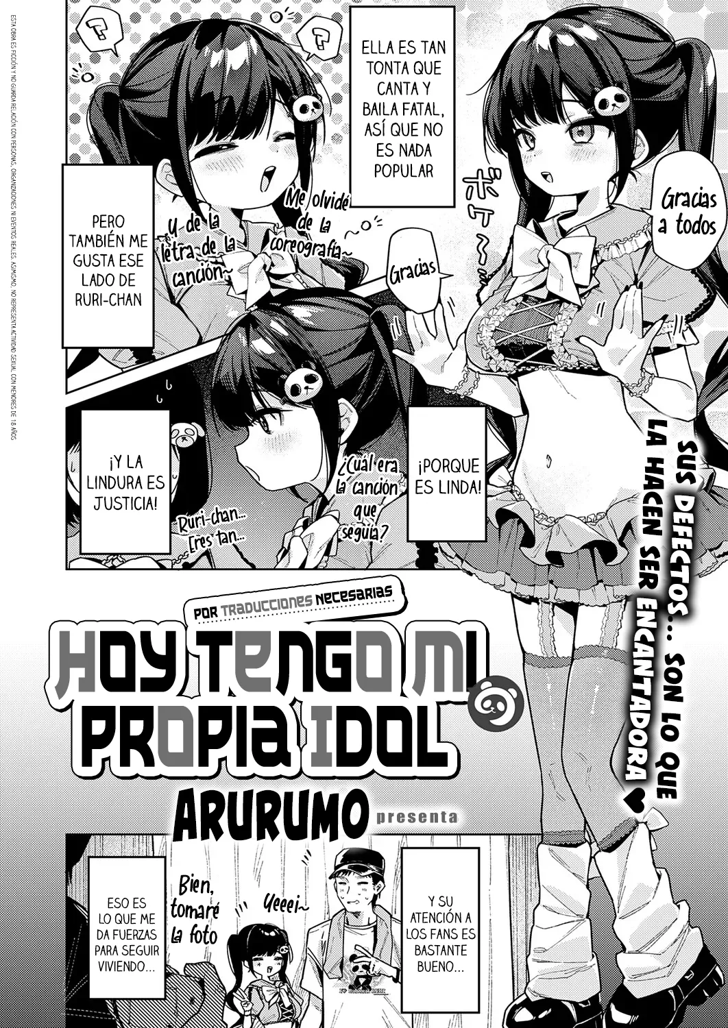 [Arurumo] Kyou wa Boku dake no Idol | Hoy tengo mi propia Idol