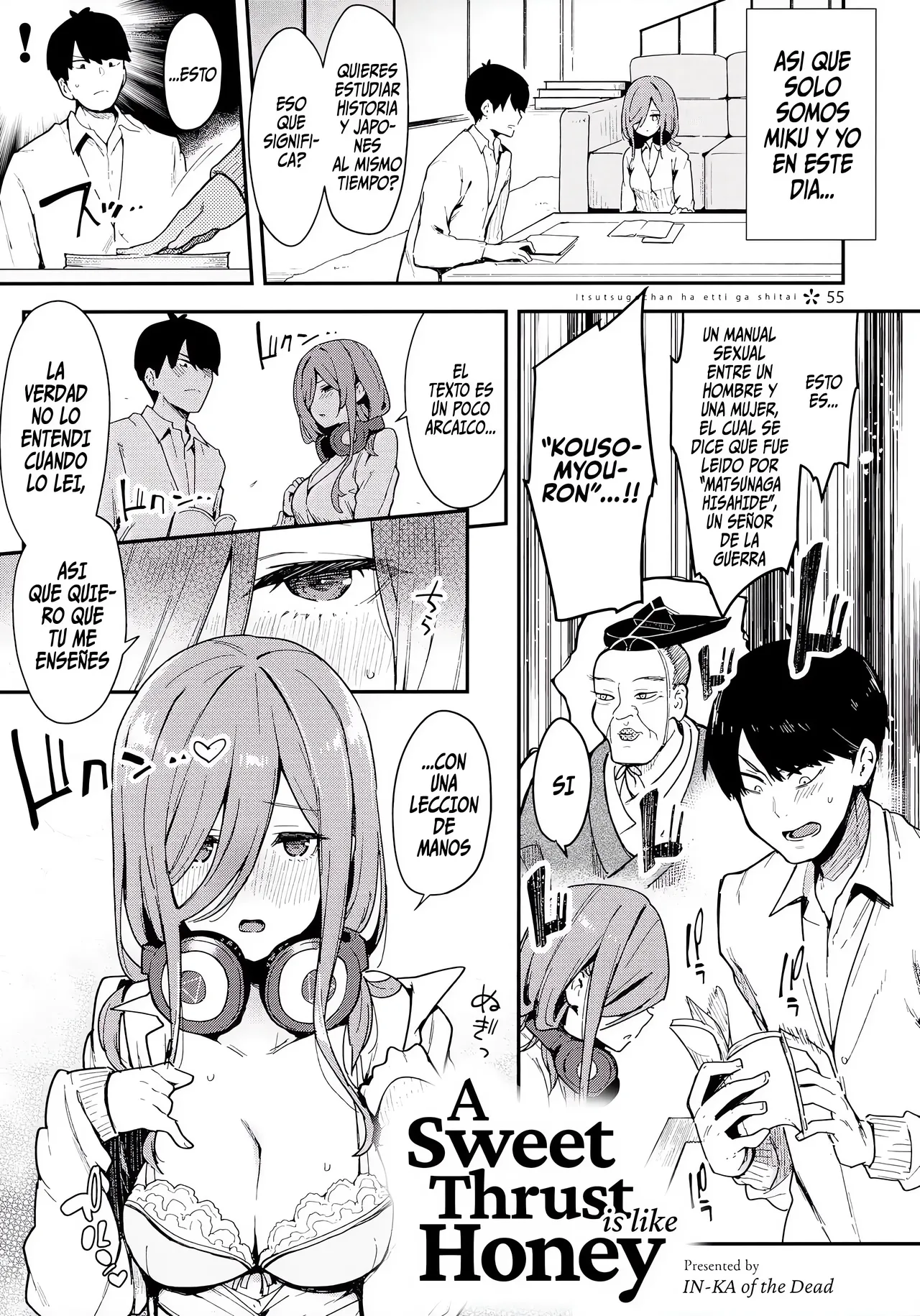 [Footprints (Various)] Itsutsugo-chan wa Ecchi ga Shitai | Las quintillizas quieren tener sexo (Gotoubun no Hanayome)