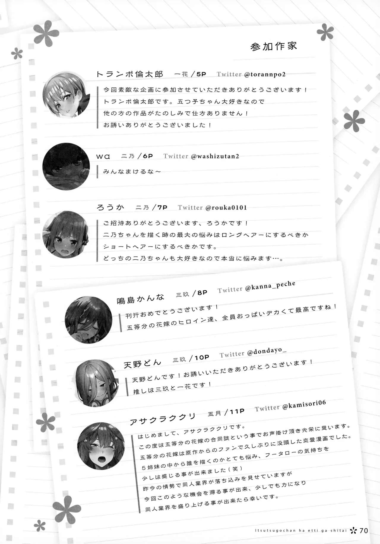 [Footprints (Various)] Itsutsugo-chan wa Ecchi ga Shitai | Las quintillizas quieren tener sexo (Gotoubun no Hanayome)