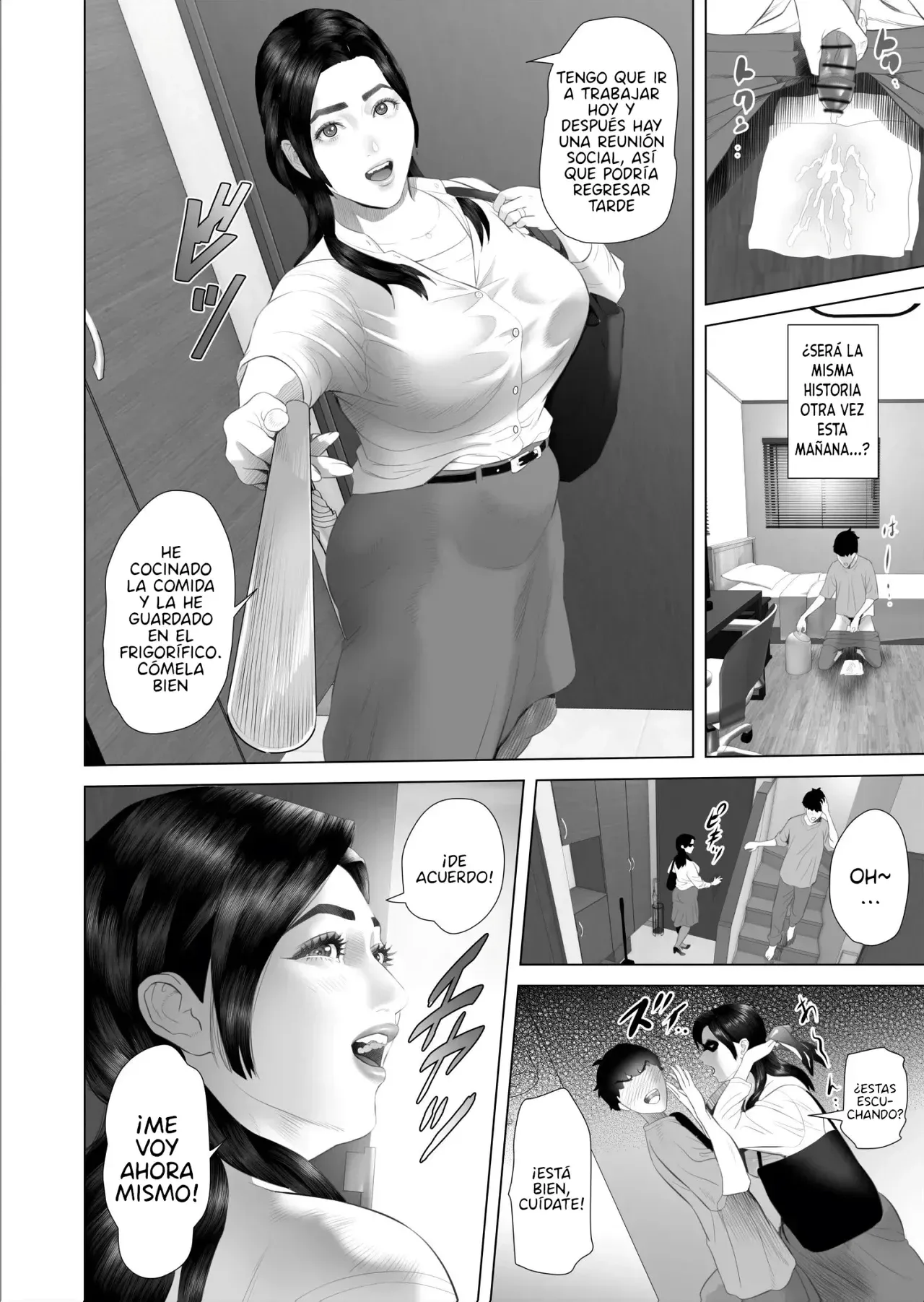 [Hy-dou (Hyji)] Kinjo Yuuwaku Shiro Soubi Oba-san no Himeta,,, Ero Shitagi Hen #1