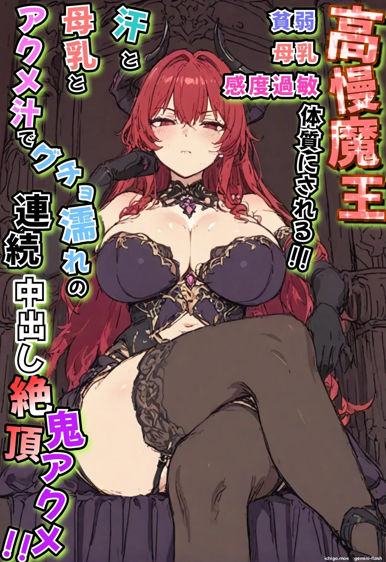 Kouman maou, hinjaku bonyuu kando kabin taishitsu ni sareru