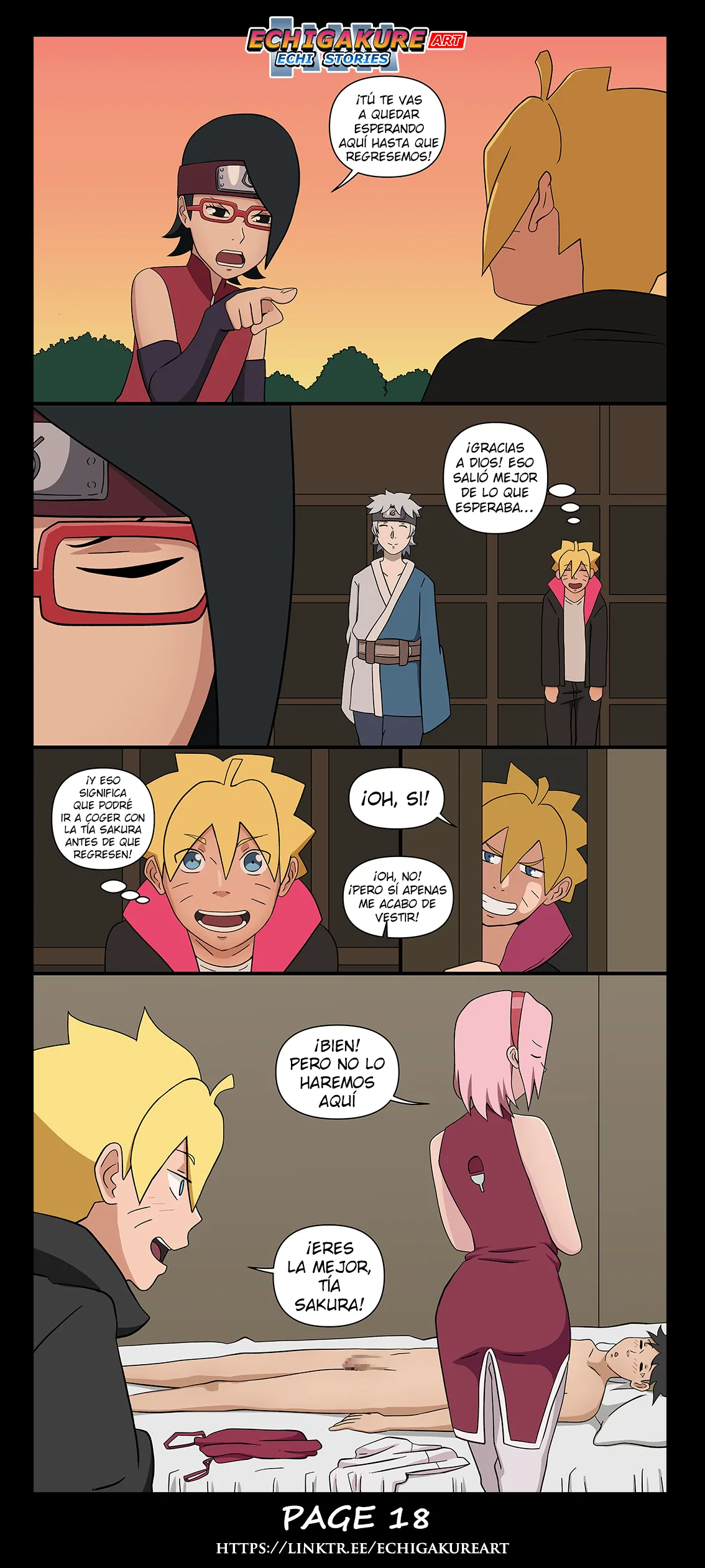[EchigakureArt] Sarada's Mother 1 (Naruto)