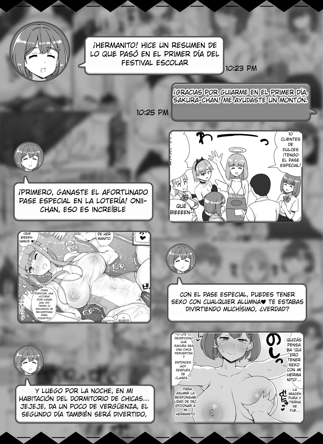 [nounanka (Abubu)] Fuuzoku Gakuensai e Youkoso! 2-kame (Spanish)