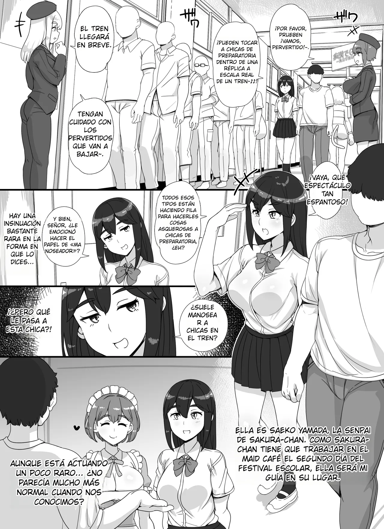 [nounanka (Abubu)] Fuuzoku Gakuensai e Youkoso! 2-kame (Spanish)